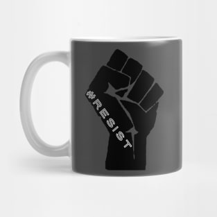 #RESIST in black fist Mug